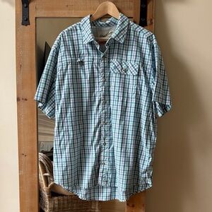 Duck Camp Plaid Fishing Shirt Size XXL